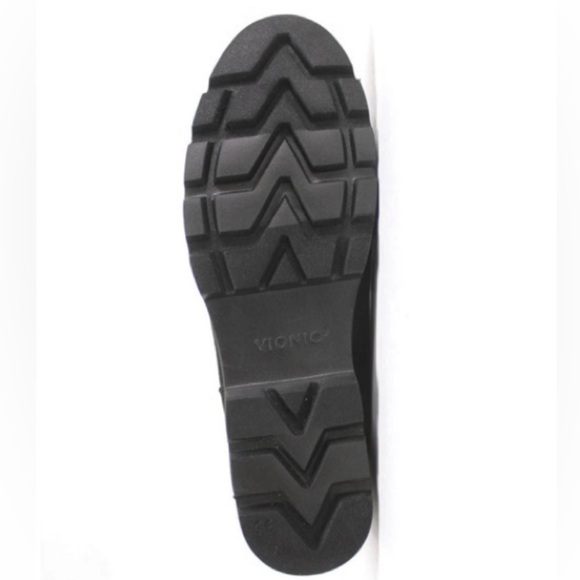 NEW Vionic Estilo Womens Ankle Boots Center Zip Black Waterproof Suede Size 7 - Picture 4 of 4